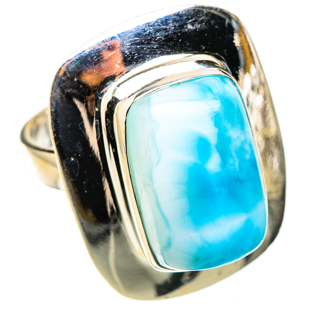 Larimar Rings handcrafted by Ana Silver Co - RING126218 - Photo 2