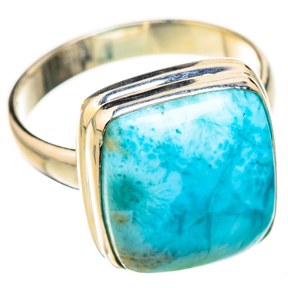 Larimar Rings handcrafted by Ana Silver Co - RING126231 - Photo 2