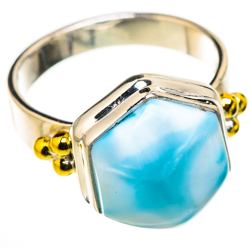 Larimar Rings handcrafted by Ana Silver Co - RING126232 - Photo 2