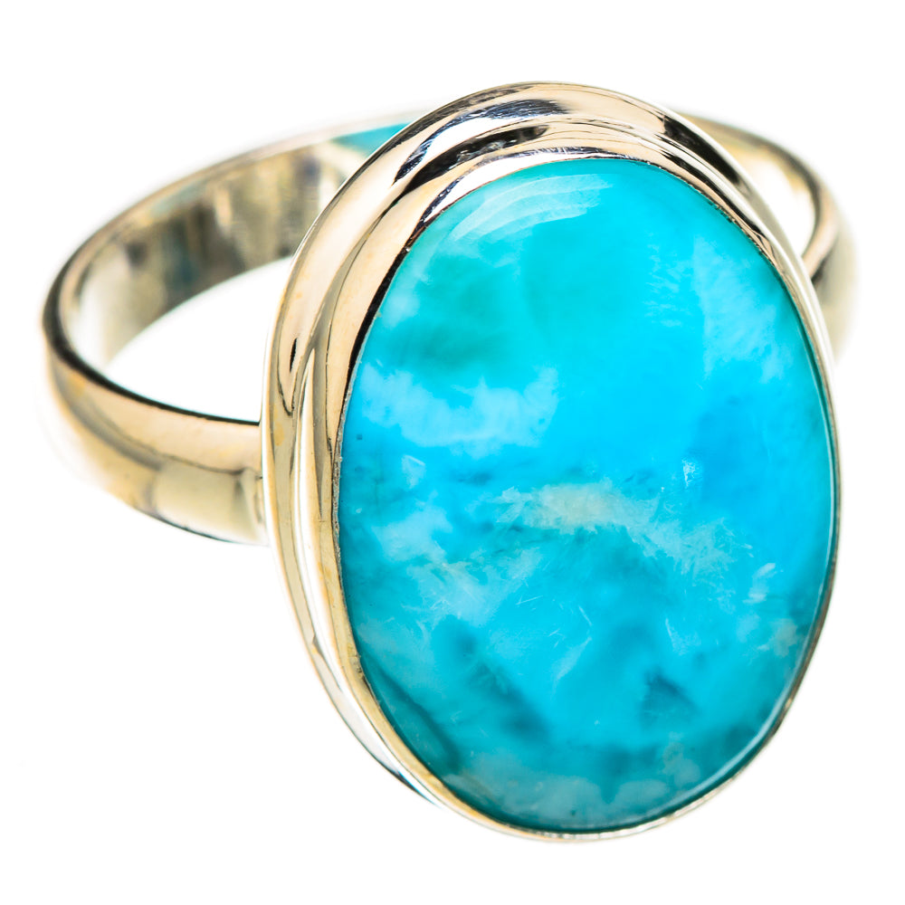 Larimar Rings handcrafted by Ana Silver Co - RING126252 - Photo 2