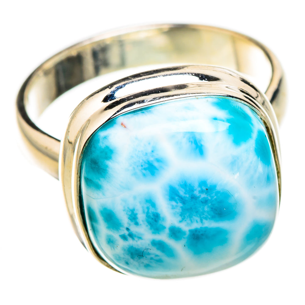 Larimar Rings handcrafted by Ana Silver Co - RING126254 - Photo 2