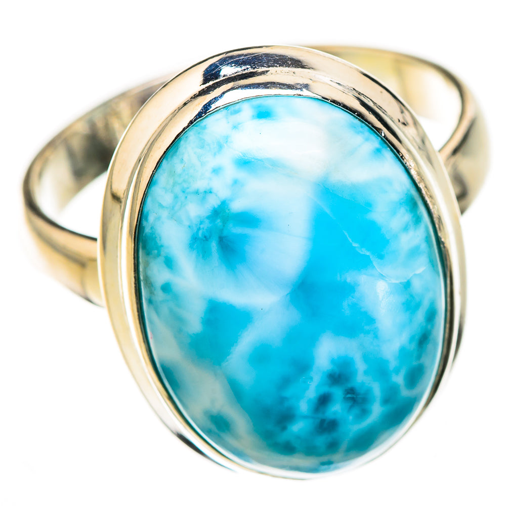 Larimar Rings handcrafted by Ana Silver Co - RING126296 - Photo 2