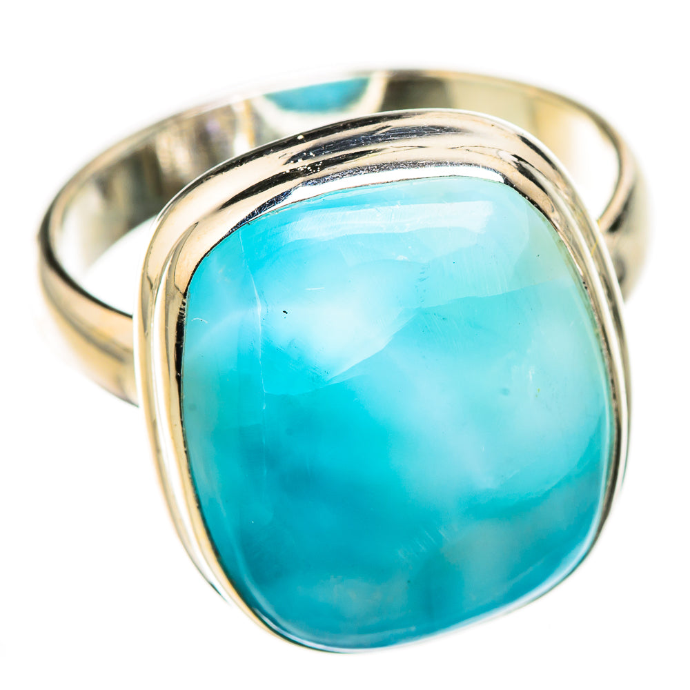 Larimar Rings handcrafted by Ana Silver Co - RING126300 - Photo 2