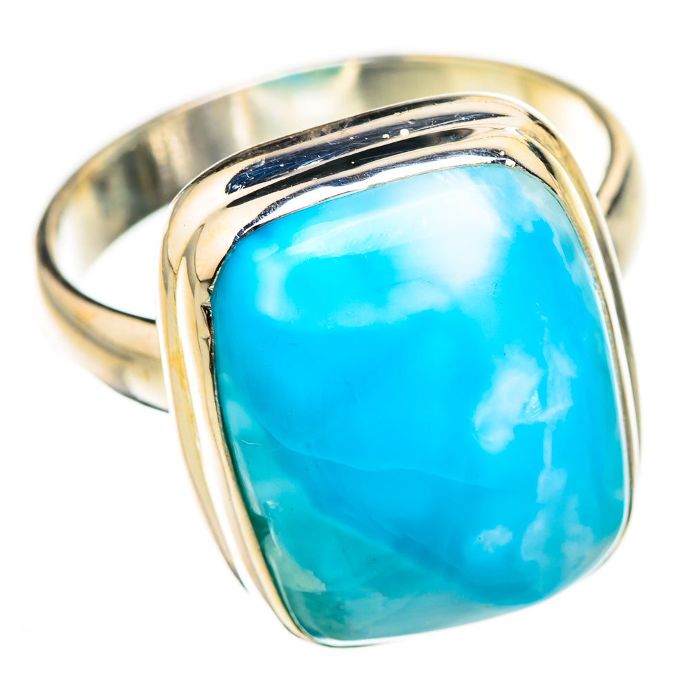 Larimar Rings handcrafted by Ana Silver Co - RING126308 - Photo 2