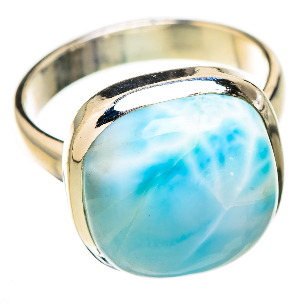 Larimar Rings handcrafted by Ana Silver Co - RING126314 - Photo 2