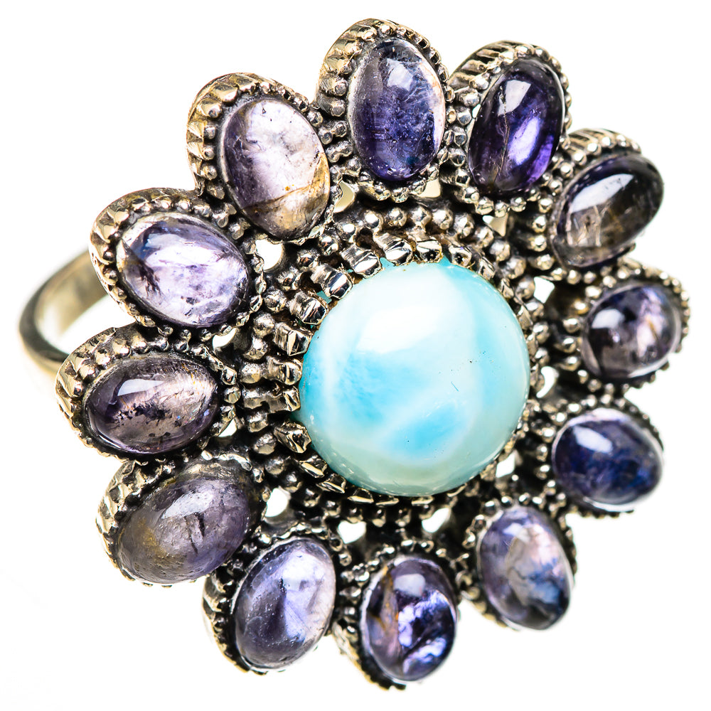 Larimar Rings handcrafted by Ana Silver Co - RING126332 - Photo 2