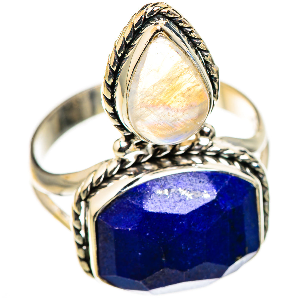Lapis Lazuli Rings handcrafted by Ana Silver Co - RING126342 - Photo 2