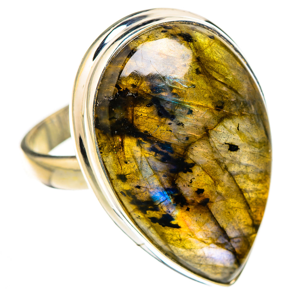Labradorite Rings handcrafted by Ana Silver Co - RING126357 - Photo 2