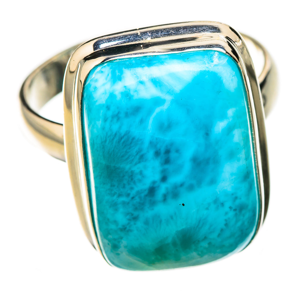Larimar Rings handcrafted by Ana Silver Co - RING126507 - Photo 2