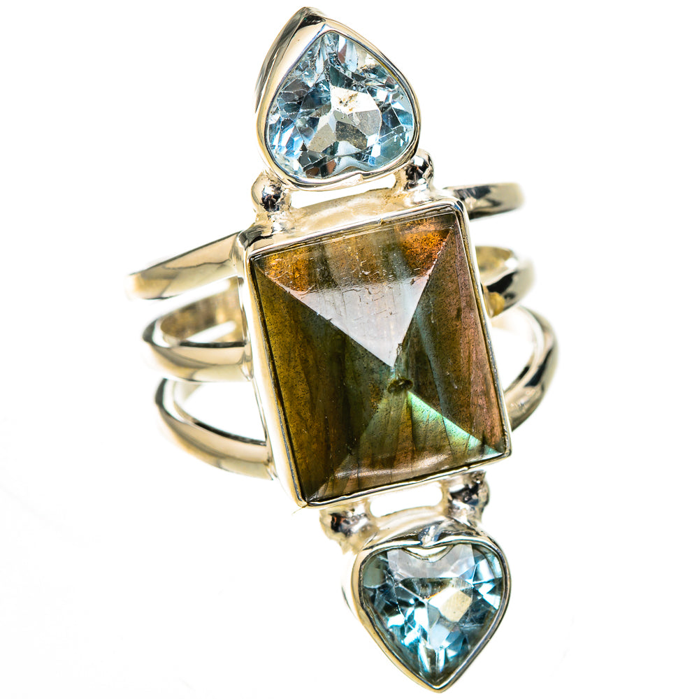 Labradorite Rings handcrafted by Ana Silver Co - RING126541 - Photo 2