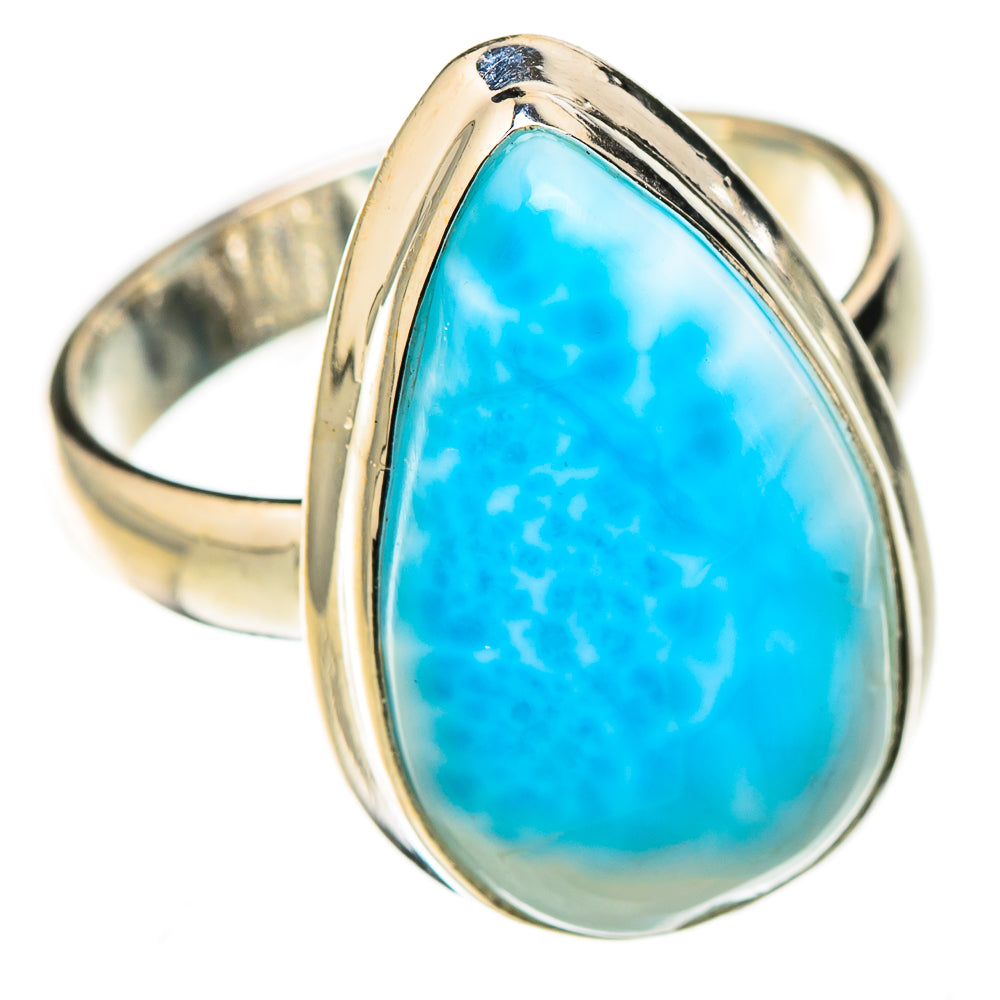 Larimar Rings handcrafted by Ana Silver Co - RING126553 - Photo 2