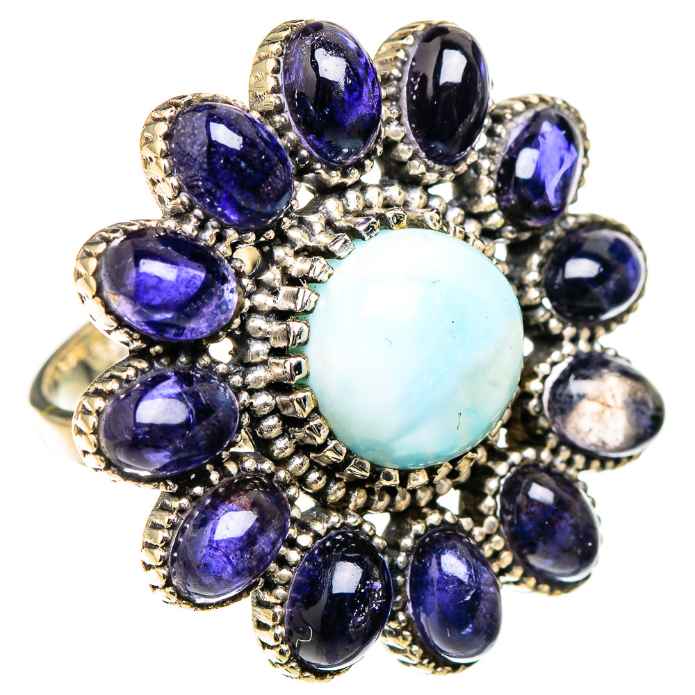 Larimar Rings handcrafted by Ana Silver Co - RING126605 - Photo 2