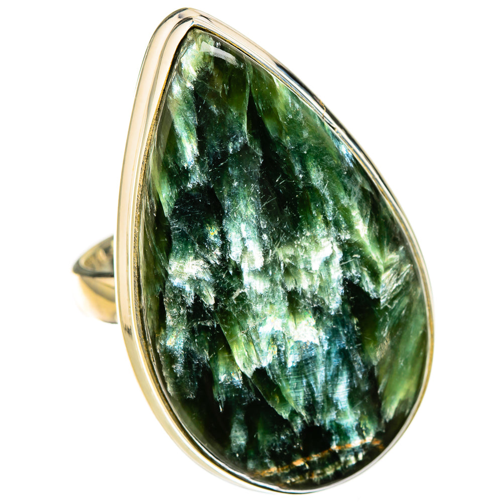 Seraphinite Rings handcrafted by Ana Silver Co - RING126613 - Photo 2