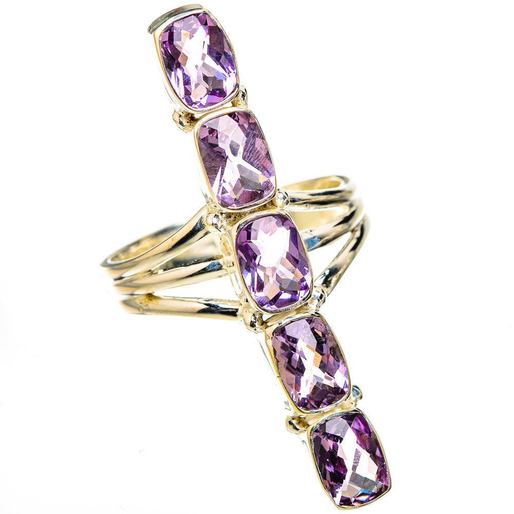 Amethyst Rings handcrafted by Ana Silver Co - RING126637 - Photo 2