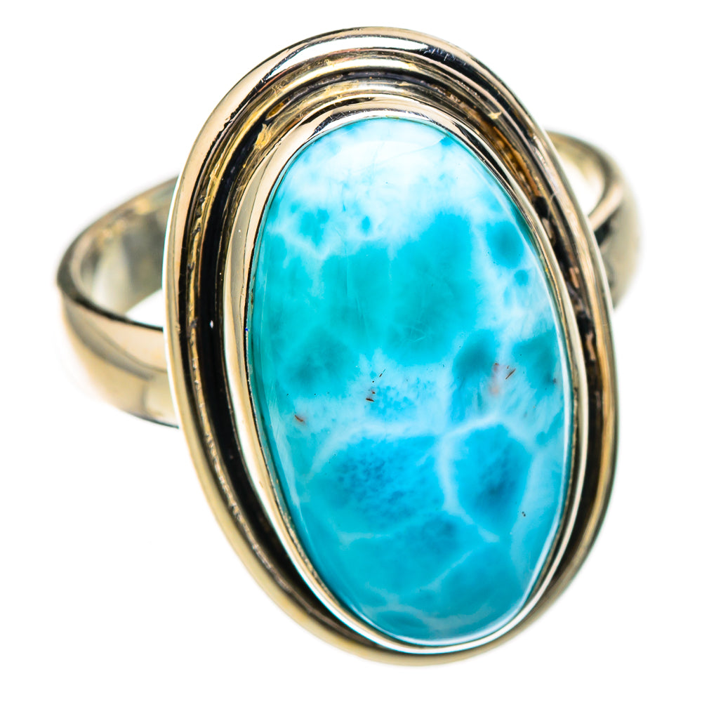 Larimar Rings handcrafted by Ana Silver Co - RING126727 - Photo 2