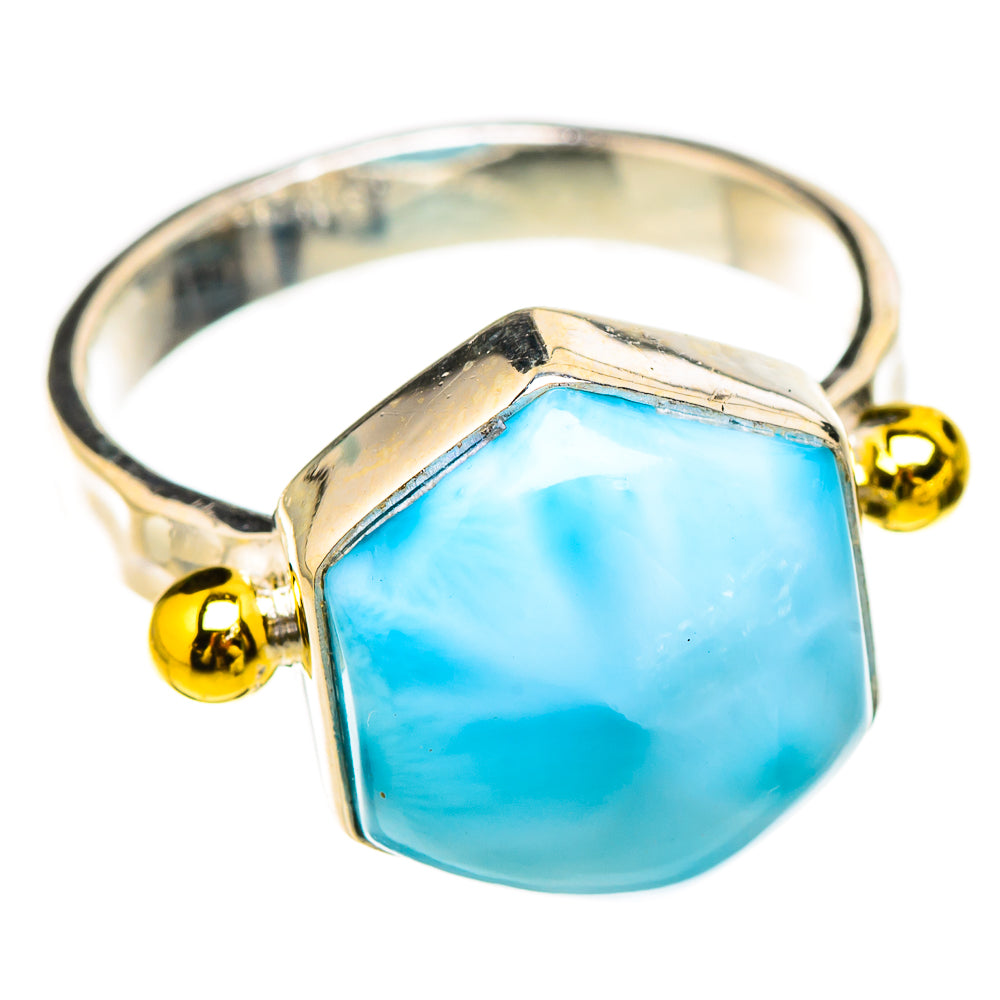 Larimar Rings handcrafted by Ana Silver Co - RING126763 - Photo 2