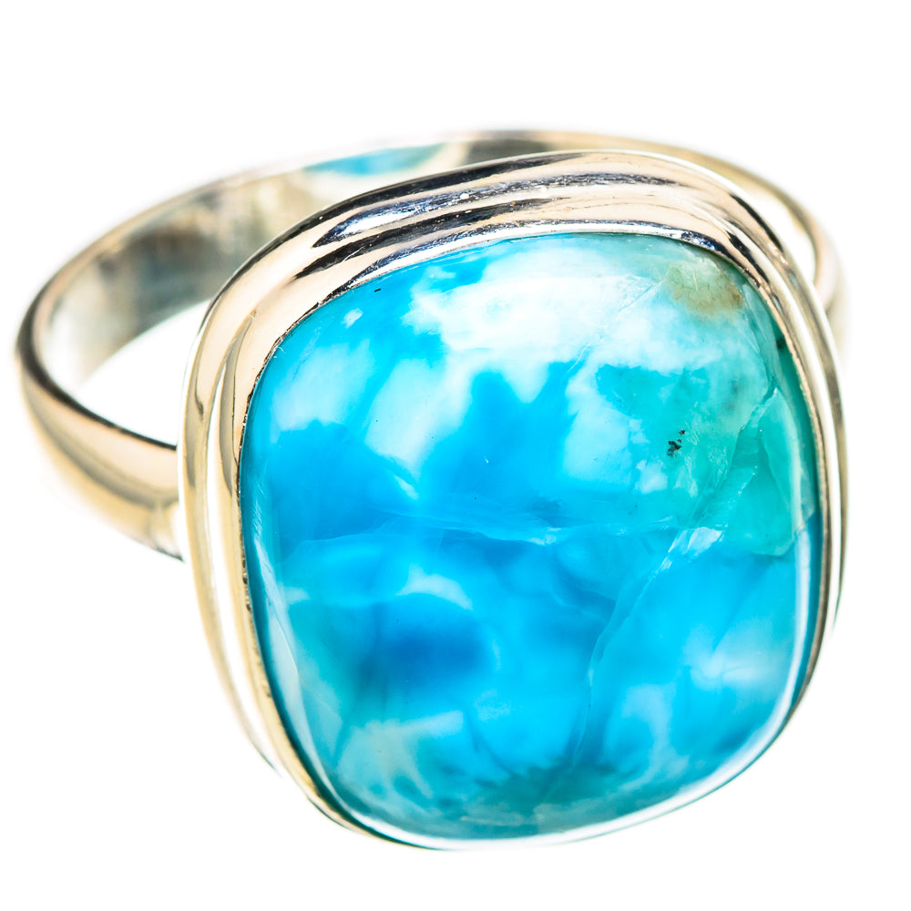 Larimar Rings handcrafted by Ana Silver Co - RING126806 - Photo 2