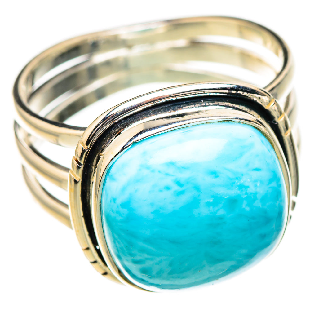 Larimar Rings handcrafted by Ana Silver Co - RING126836 - Photo 2