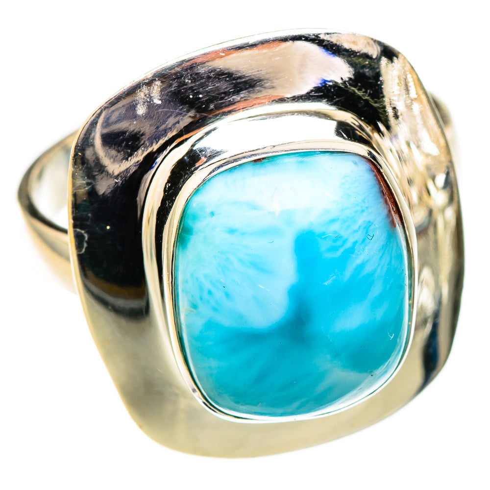 Larimar Rings handcrafted by Ana Silver Co - RING126854 - Photo 2