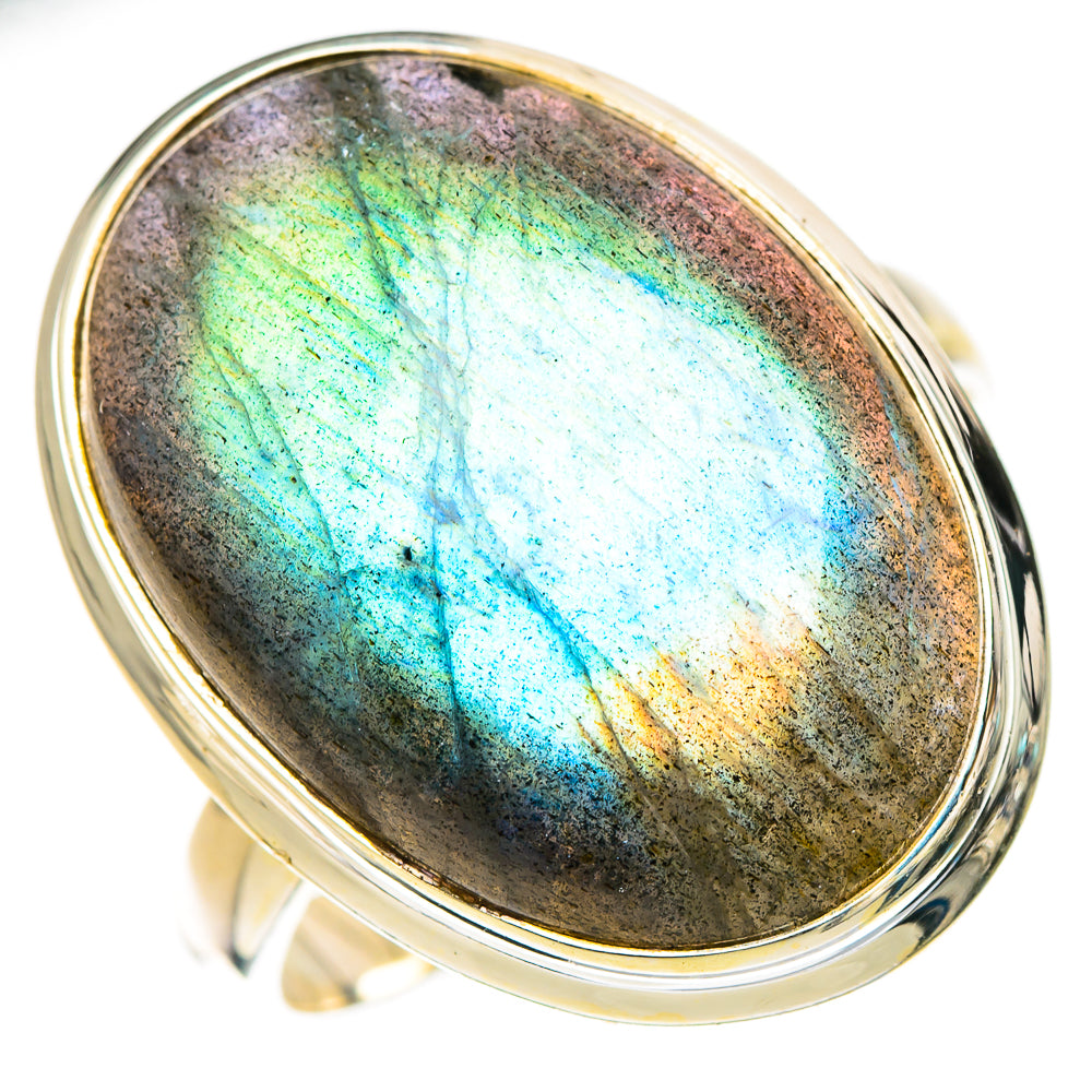Labradorite Rings handcrafted by Ana Silver Co - RING126974 - Photo 2