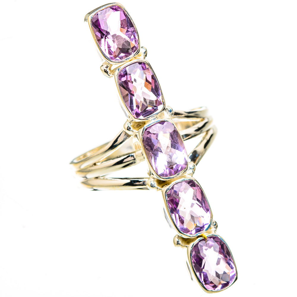 Pink Amethyst Rings handcrafted by Ana Silver Co - RING126984 - Photo 2
