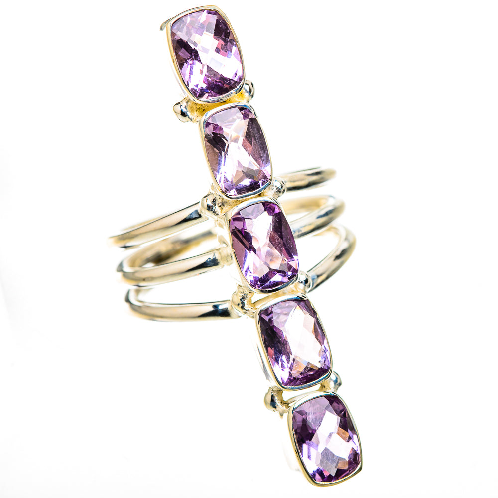 Pink Amethyst Rings handcrafted by Ana Silver Co - RING127075 - Photo 2