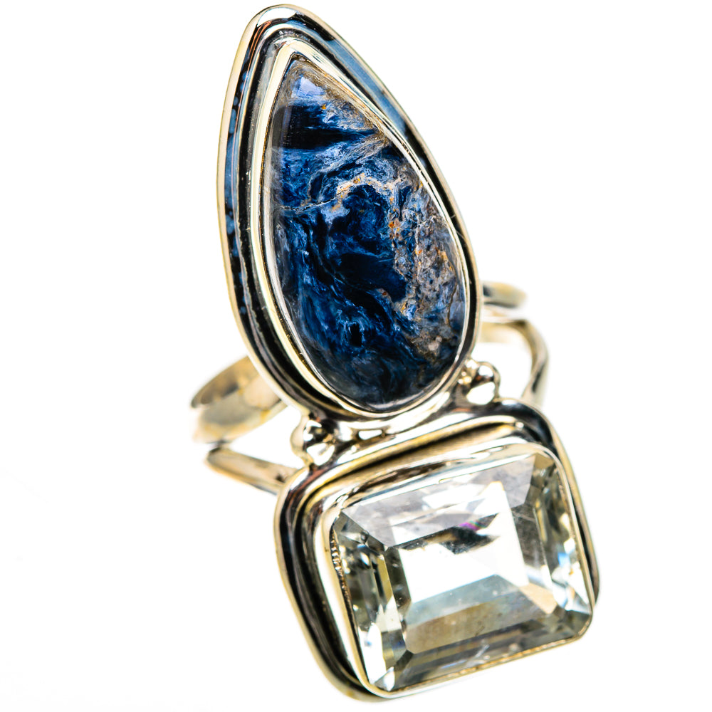 Pietersite, White Quartz Rings handcrafted by Ana Silver Co - RING127078 - Photo 2