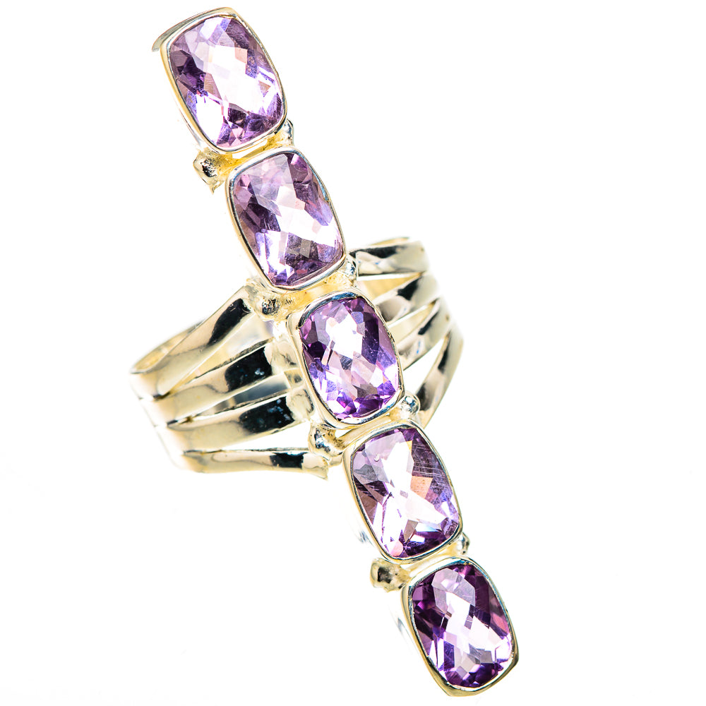 Pink Amethyst Rings handcrafted by Ana Silver Co - RING127119 - Photo 2