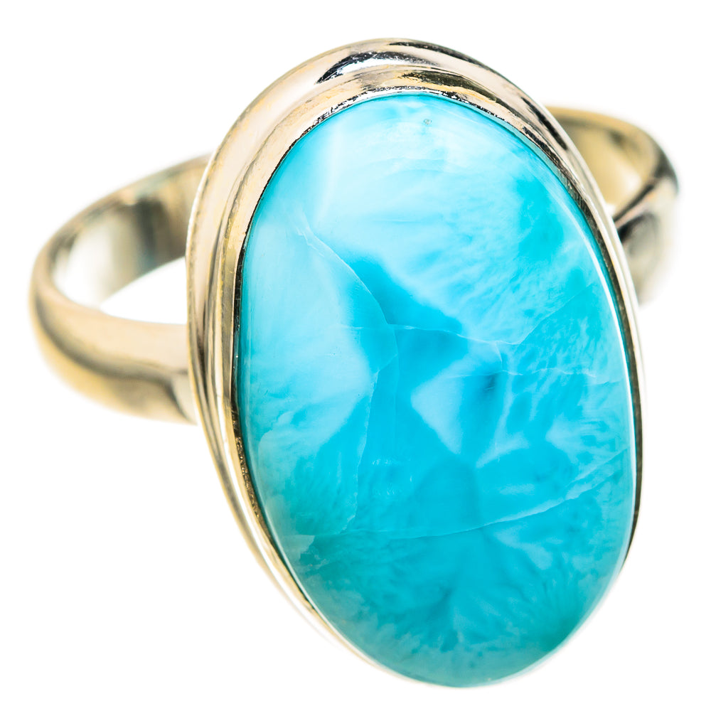 Larimar Rings handcrafted by Ana Silver Co - RING127448 - Photo 2