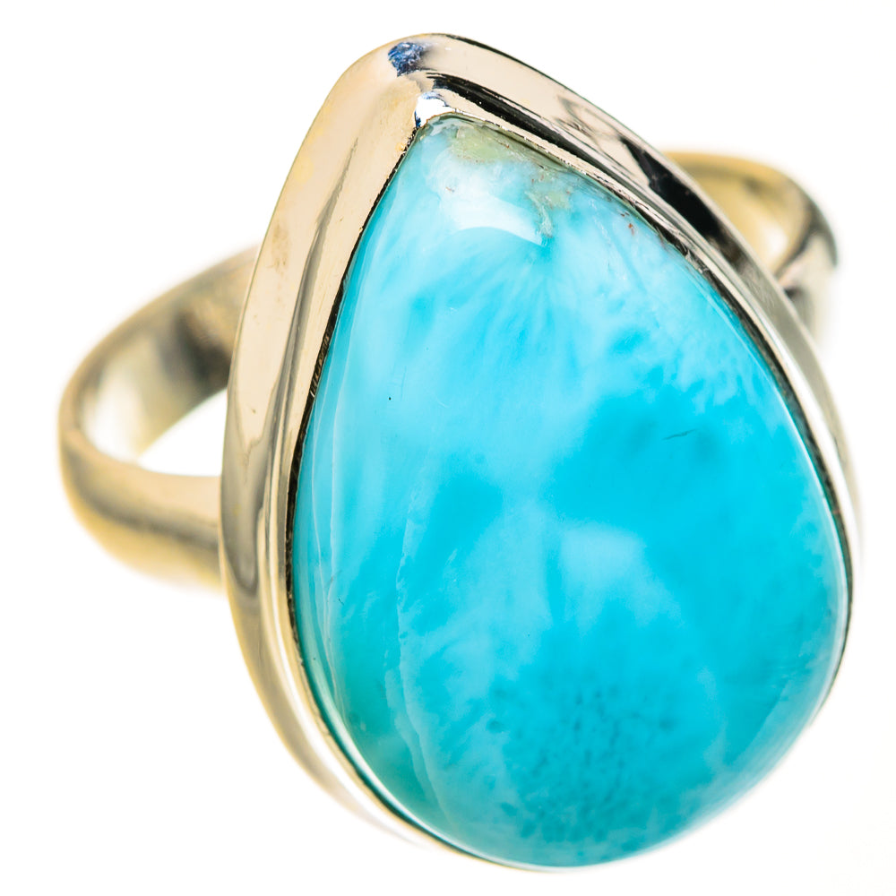 Larimar Rings handcrafted by Ana Silver Co - RING127519 - Photo 2