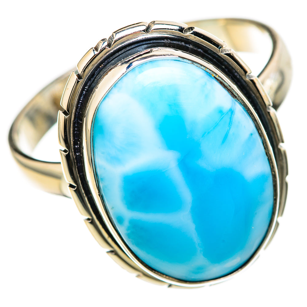 Larimar Rings handcrafted by Ana Silver Co - RING128425 - Photo 2