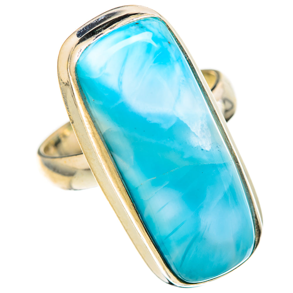 Larimar Rings handcrafted by Ana Silver Co - RING128453 - Photo 2