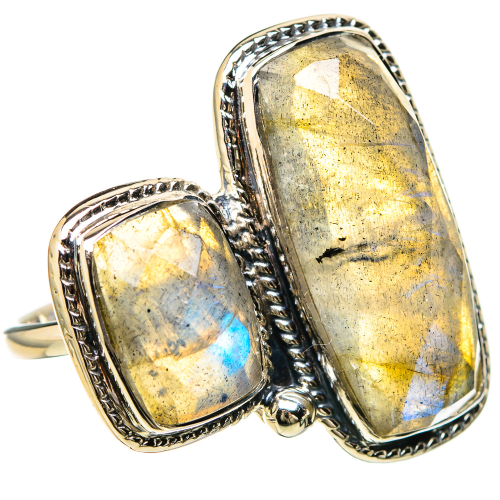 Labradorite Rings handcrafted by Ana Silver Co - RING129300 - Photo 2