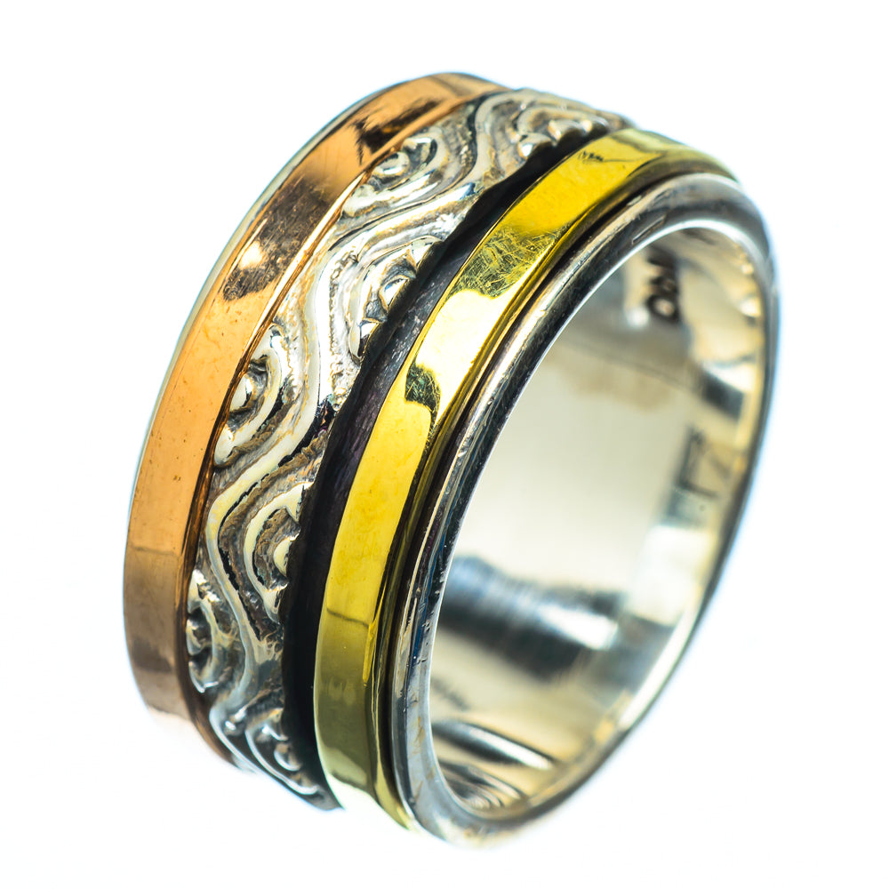 Meditation Spinner Rings handcrafted by Ana Silver Co - RING15398