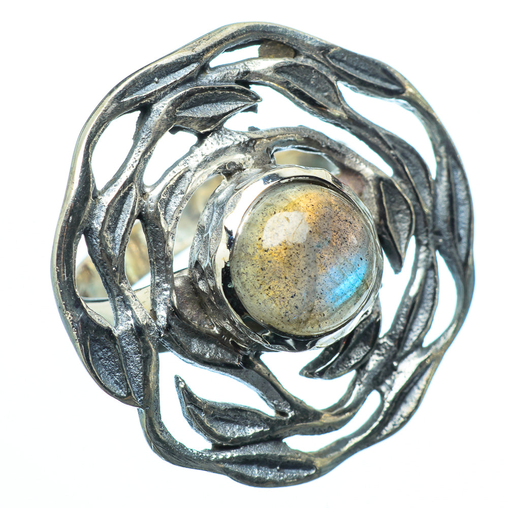 Labradorite Rings handcrafted by Ana Silver Co - RING19908