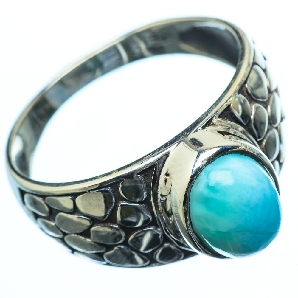 Larimar Rings handcrafted by Ana Silver Co - RING19948
