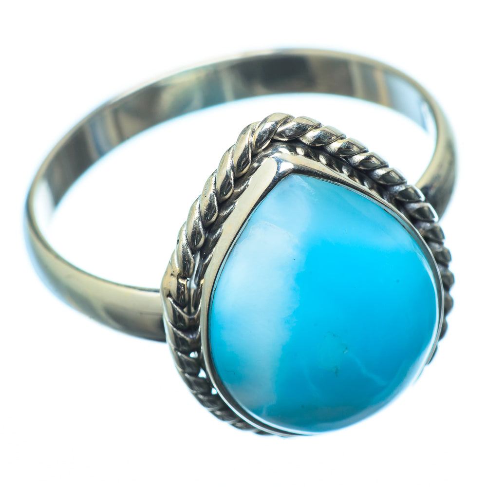 Larimar Rings handcrafted by Ana Silver Co - RING20033