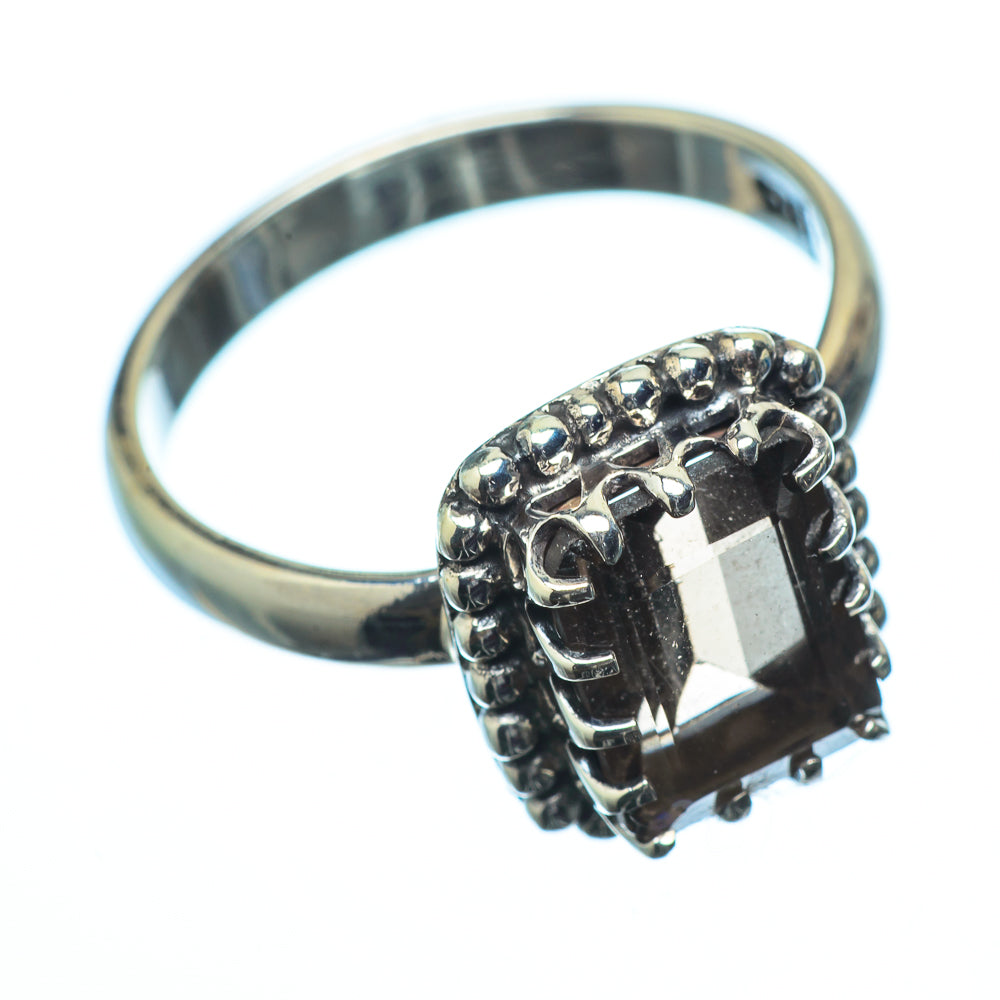 Smoky Quartz Rings handcrafted by Ana Silver Co - RING20060