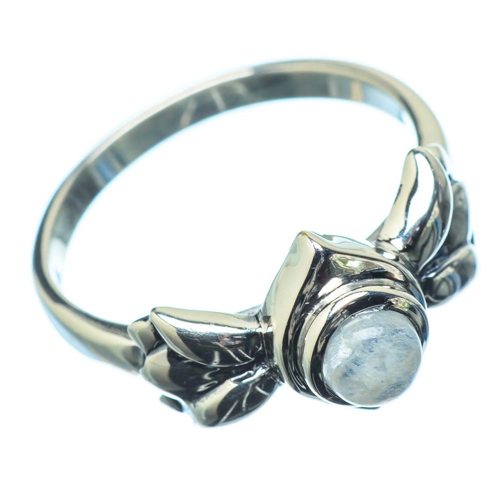 Rainbow Moonstone Rings handcrafted by Ana Silver Co - RING20278