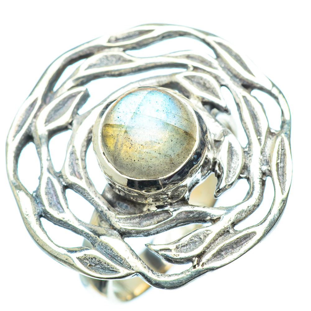 Labradorite Rings handcrafted by Ana Silver Co - RING20323