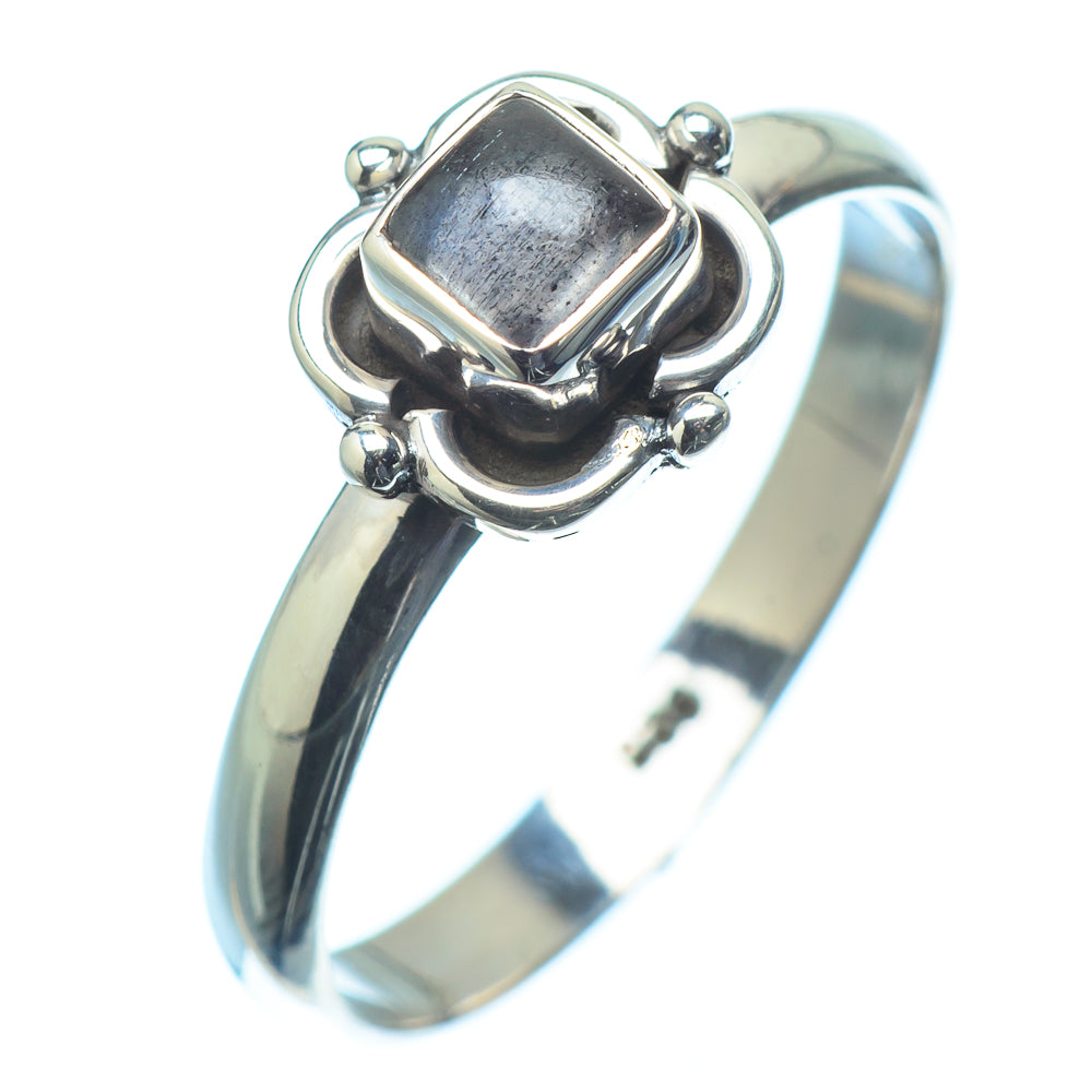 Rainbow Moonstone Rings handcrafted by Ana Silver Co - RING20645
