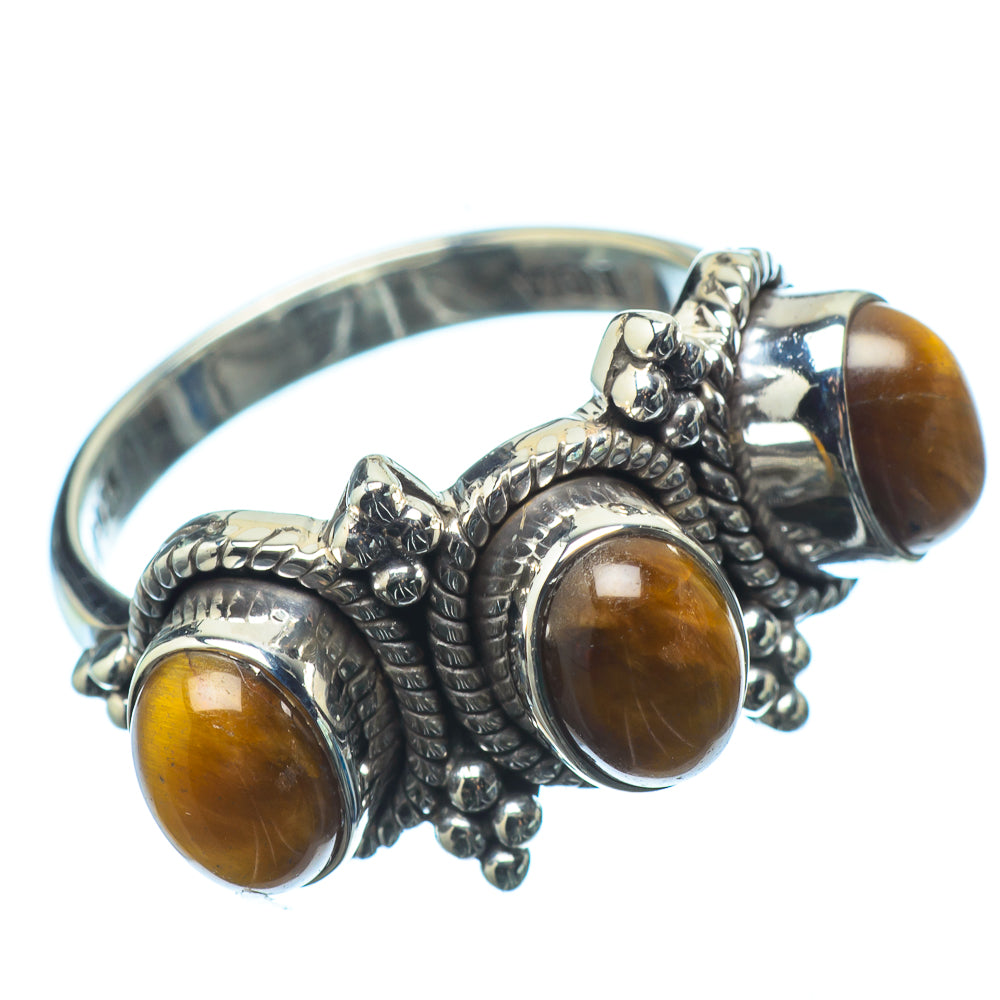 Tiger Eye Rings handcrafted by Ana Silver Co - RING20883