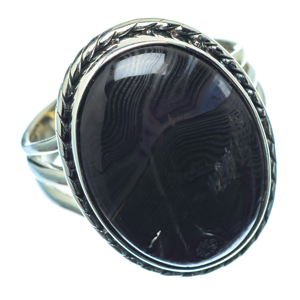 Psilomelane Rings handcrafted by Ana Silver Co - RING20893