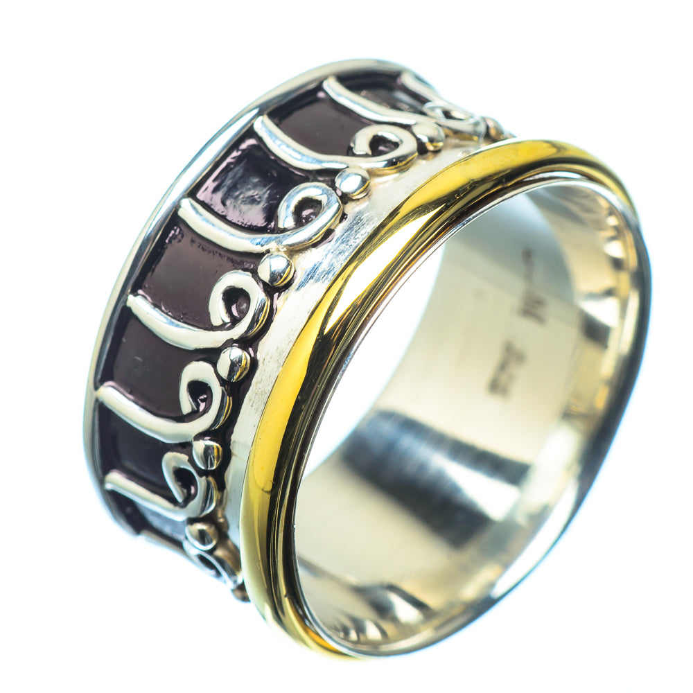 Meditation Spinner Rings handcrafted by Ana Silver Co - RING21403 - Photo 2