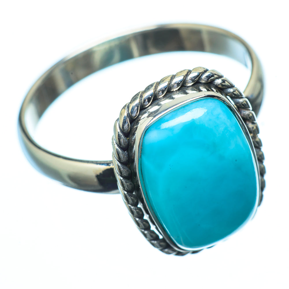 Larimar Rings handcrafted by Ana Silver Co - RING21715