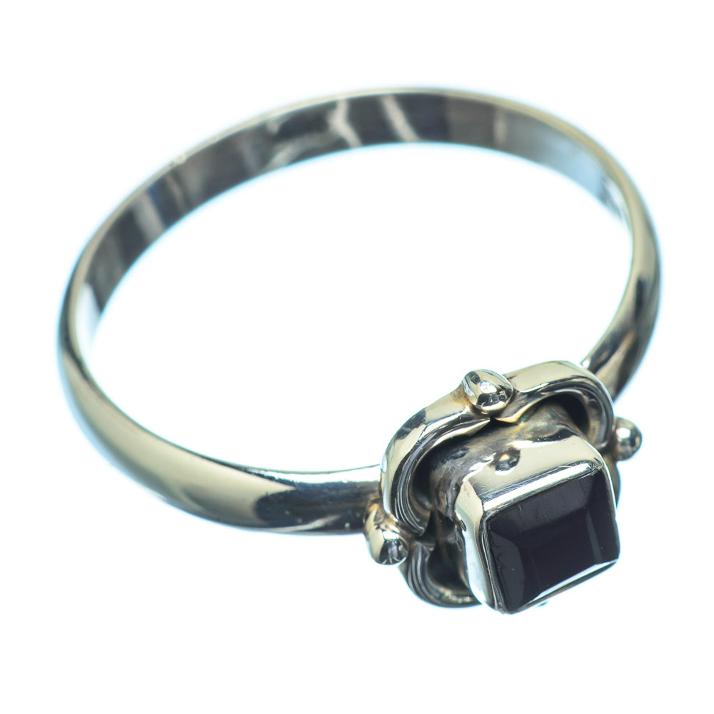 Black Onyx Rings handcrafted by Ana Silver Co - RING21756