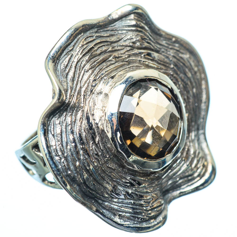 Smoky Quartz Rings handcrafted by Ana Silver Co - RING21977