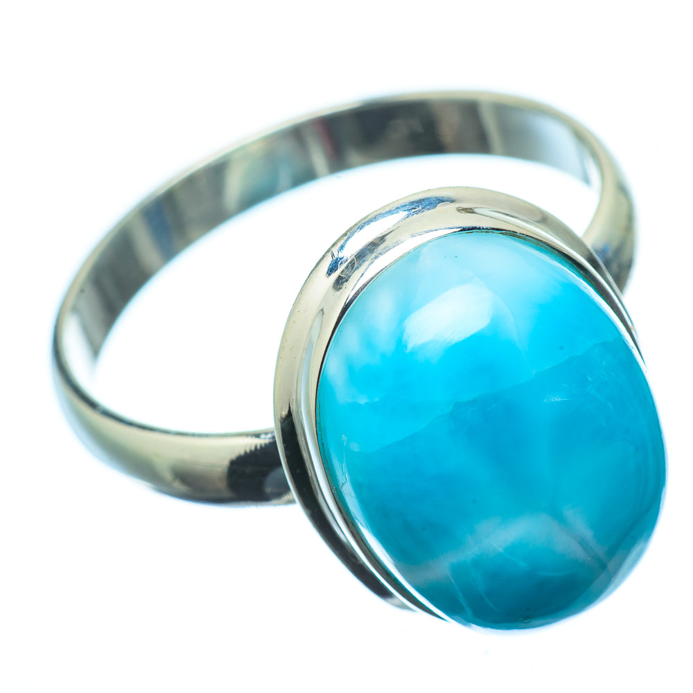 Larimar Rings handcrafted by Ana Silver Co - RING22034