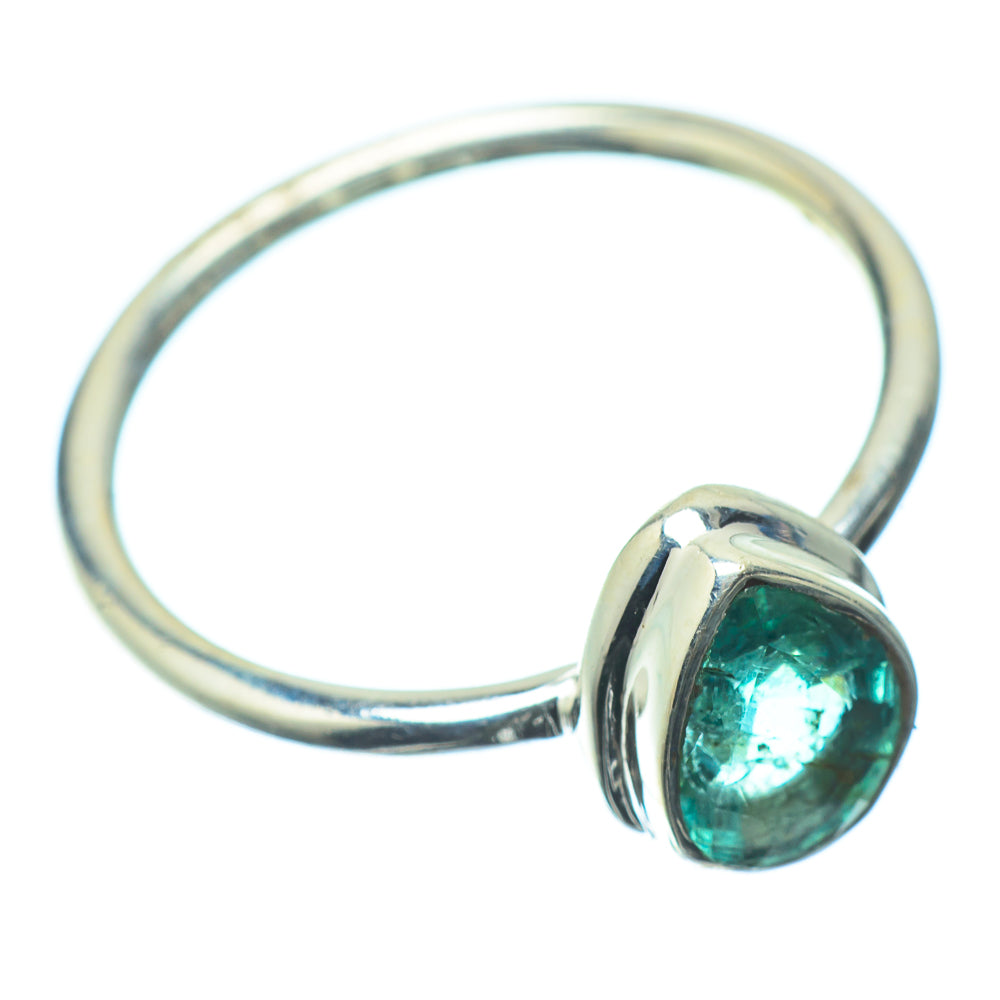 Zambian Emerald Rings handcrafted by Ana Silver Co - RING22581