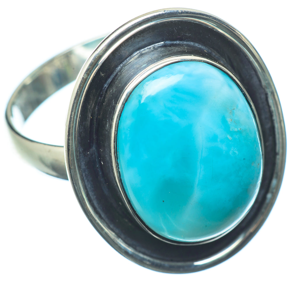 Larimar Rings handcrafted by Ana Silver Co - RING22663